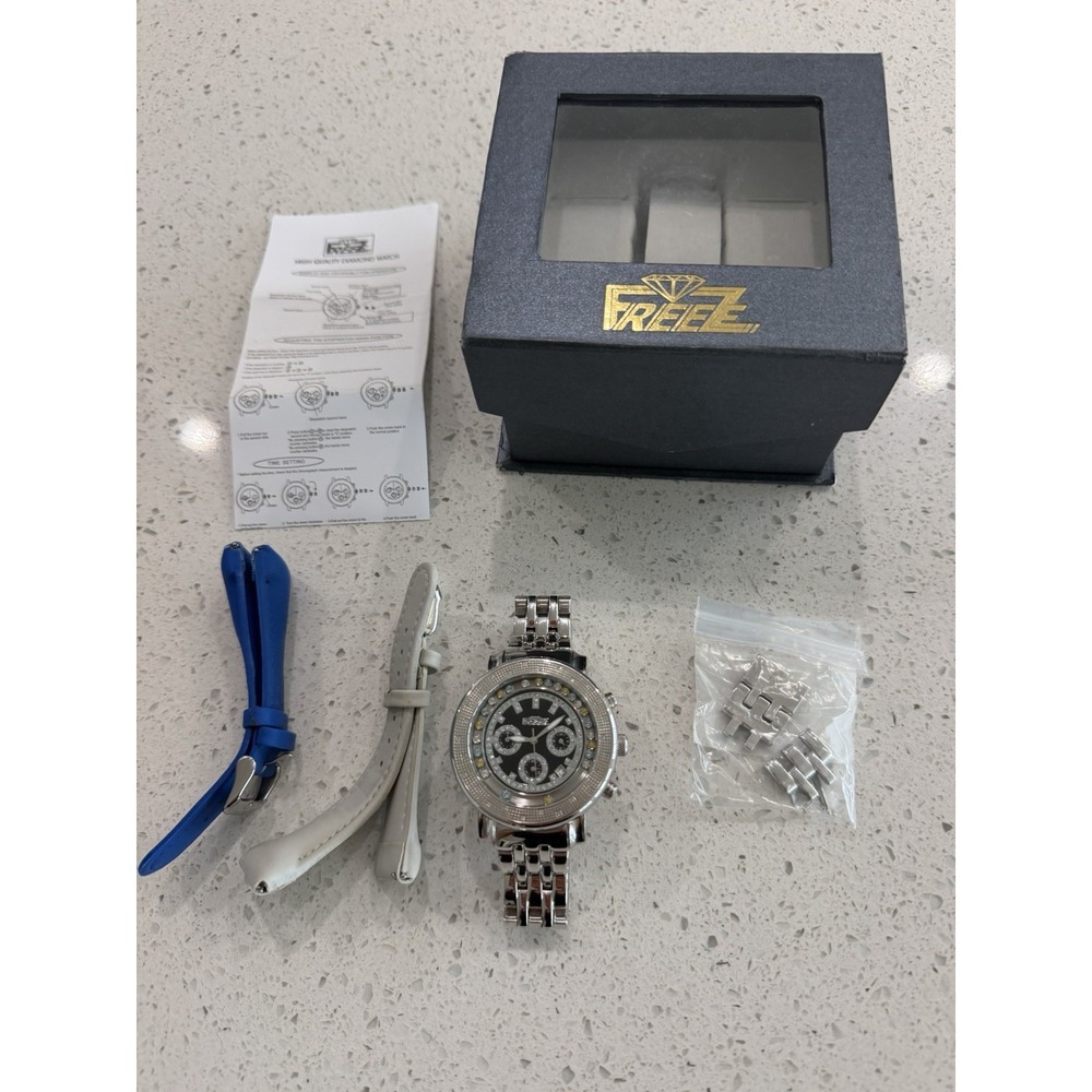 Mens FREEZE Diamond Watch
